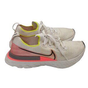 Nike Women's Infinity Run React Flyknit Neon Pink SZ 10